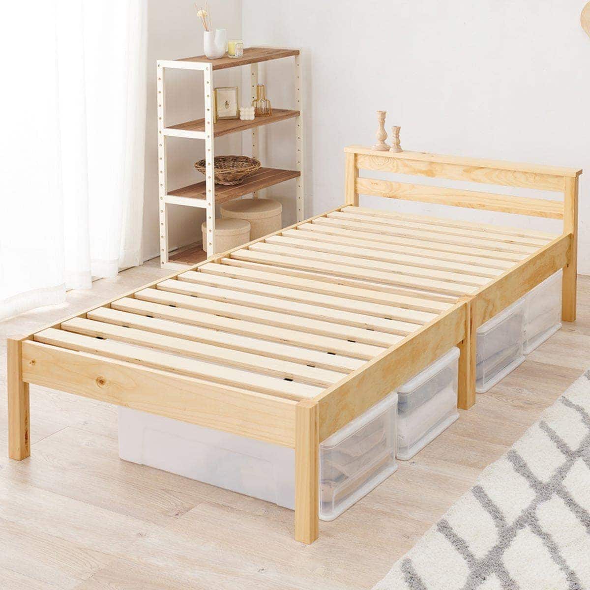 組立簡単 頑丈すのこベッド (シングル NA) | ニトリネット【公式