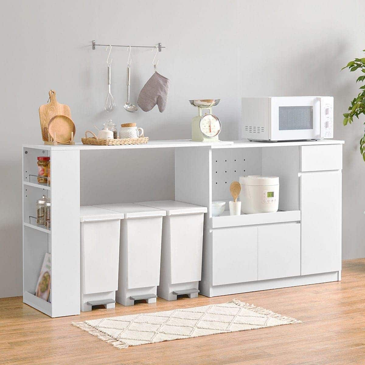 伸縮キッチンカウンター (幅104～178cm WH) | ニトリネット【公式