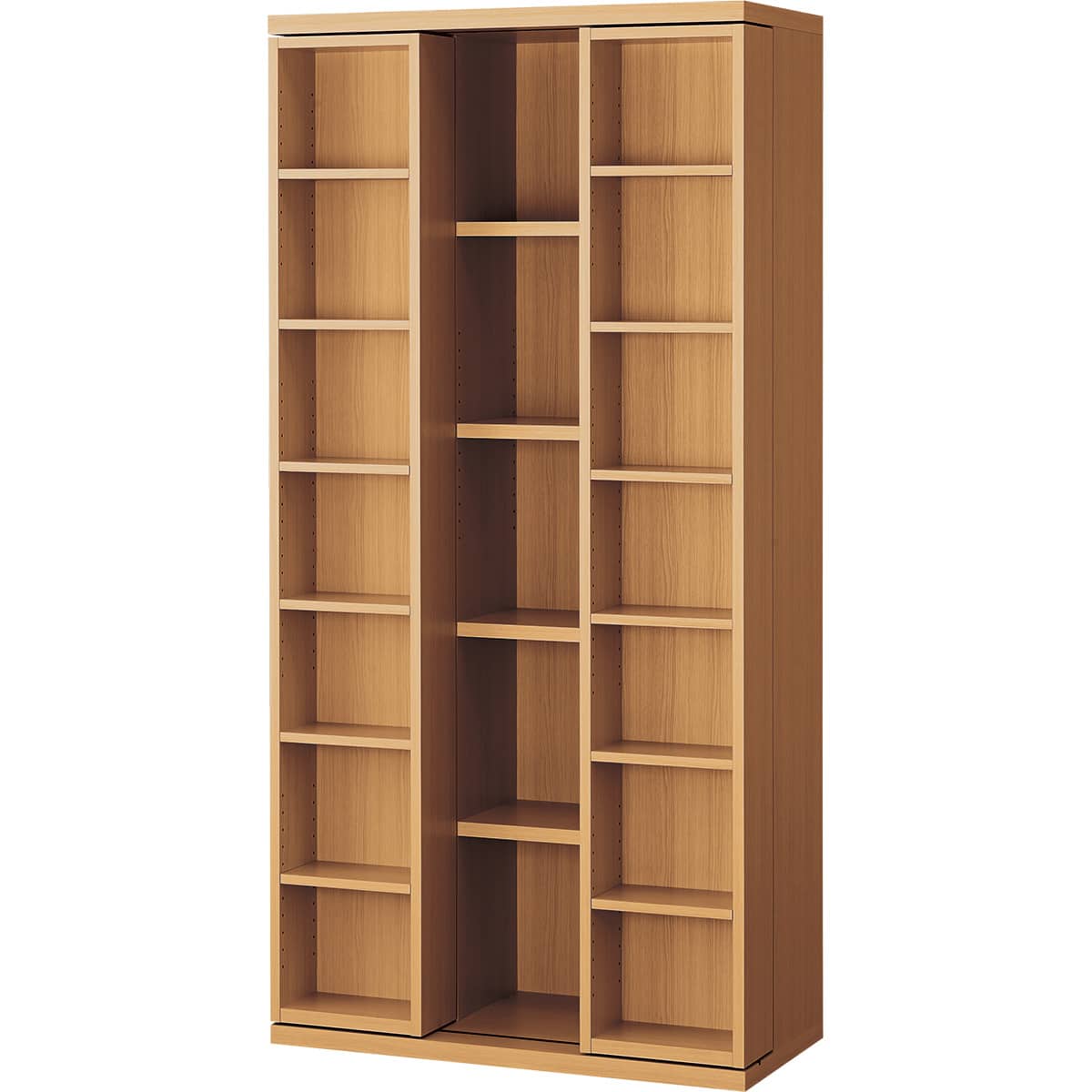 Wスライド本棚(M BS003 LBR) | ニトリネット【公式】 家具・インテリア通販