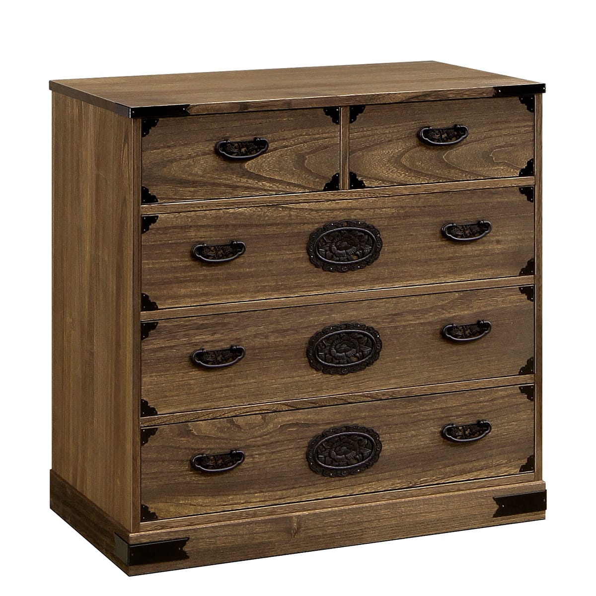 総桐民芸タンス(幅75-4段 MR MBR) | ニトリネット【公式】 家具