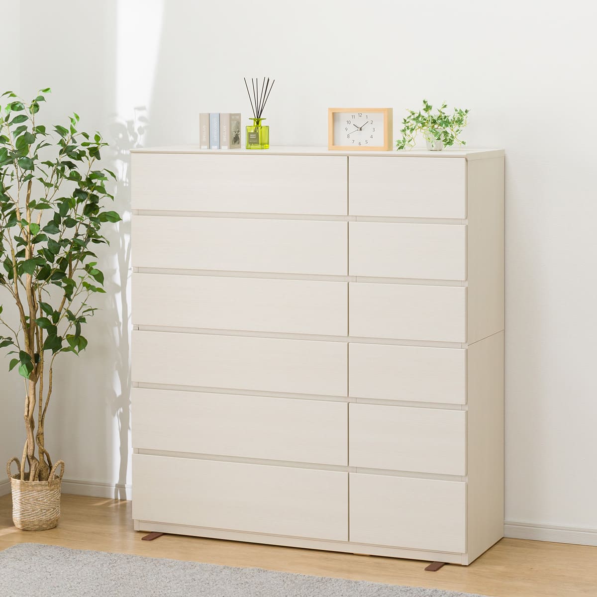 ハイチェスト(クエス 120-6HC WW) | ニトリネット【公式】 家具