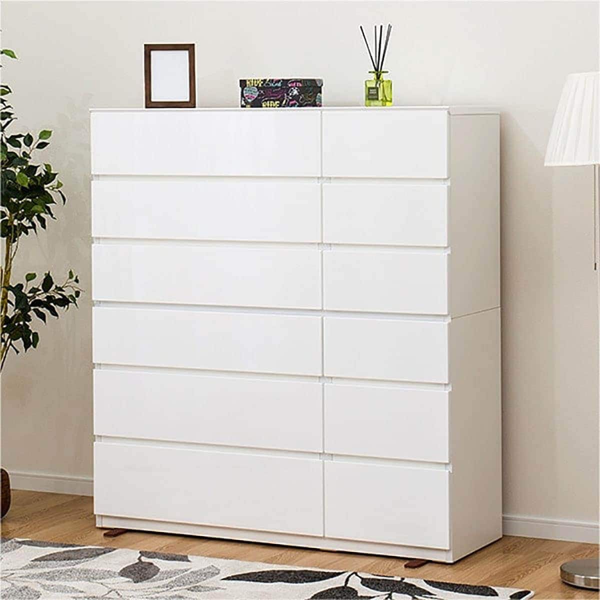 ハイチェスト(クエス 120-6HC WH) | ニトリネット【公式】 家具