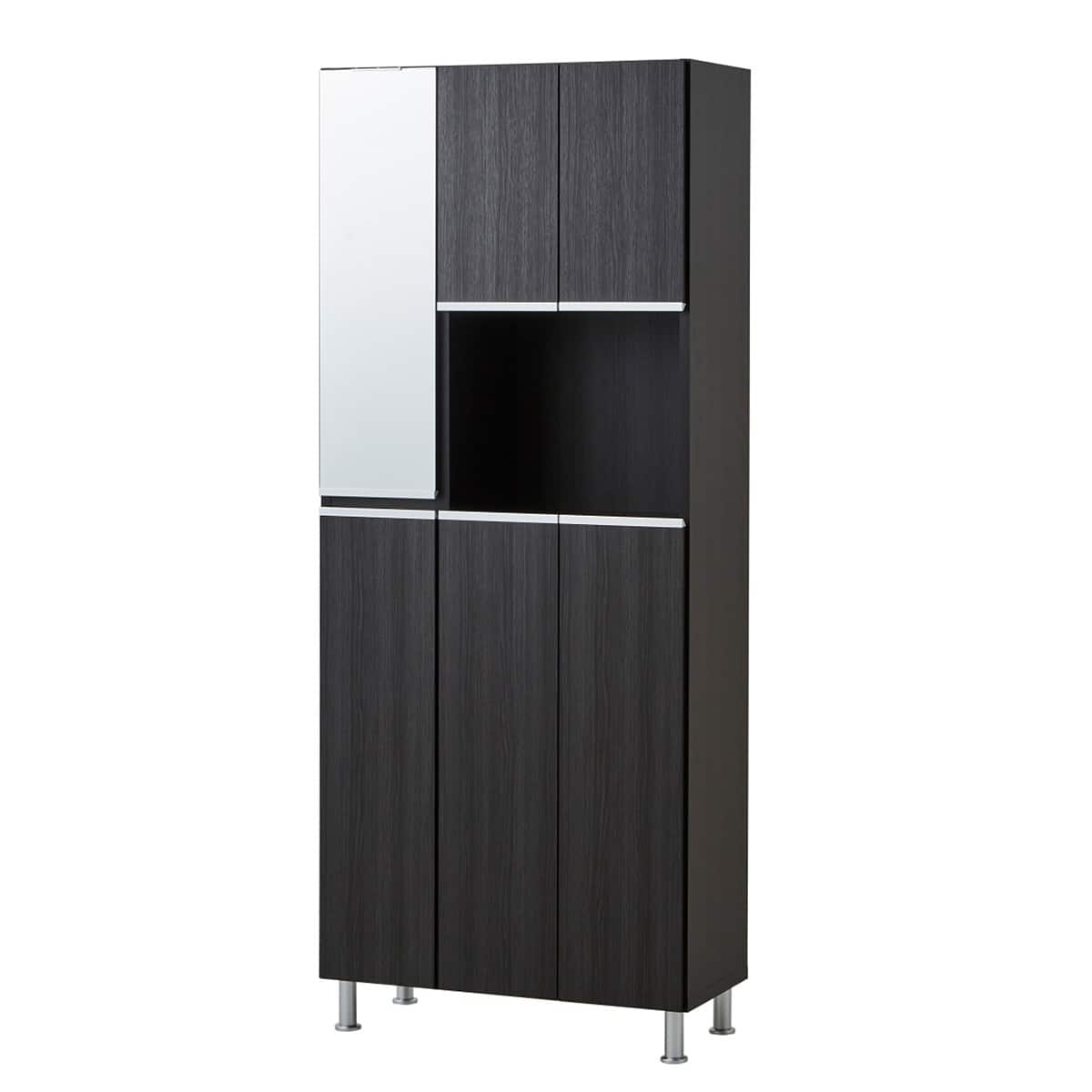 シューズボックスリアル ハイタイプ(幅75.2cm BK) | ニトリネット