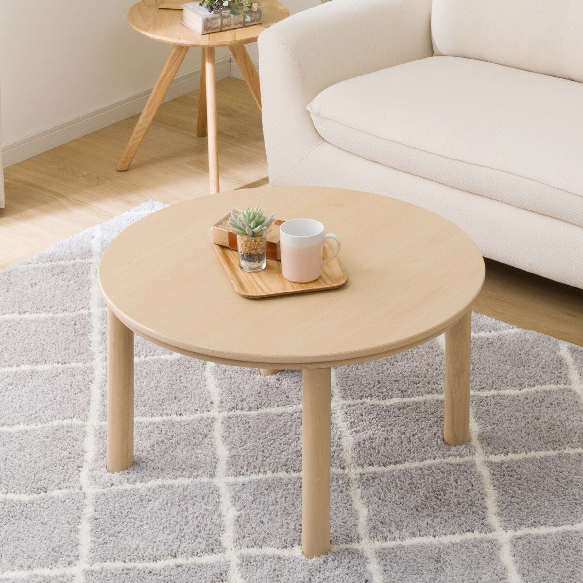 ニトリ リビング円形こたつ(GC23N 70 NA) - 通販 | 家具とインテリアの