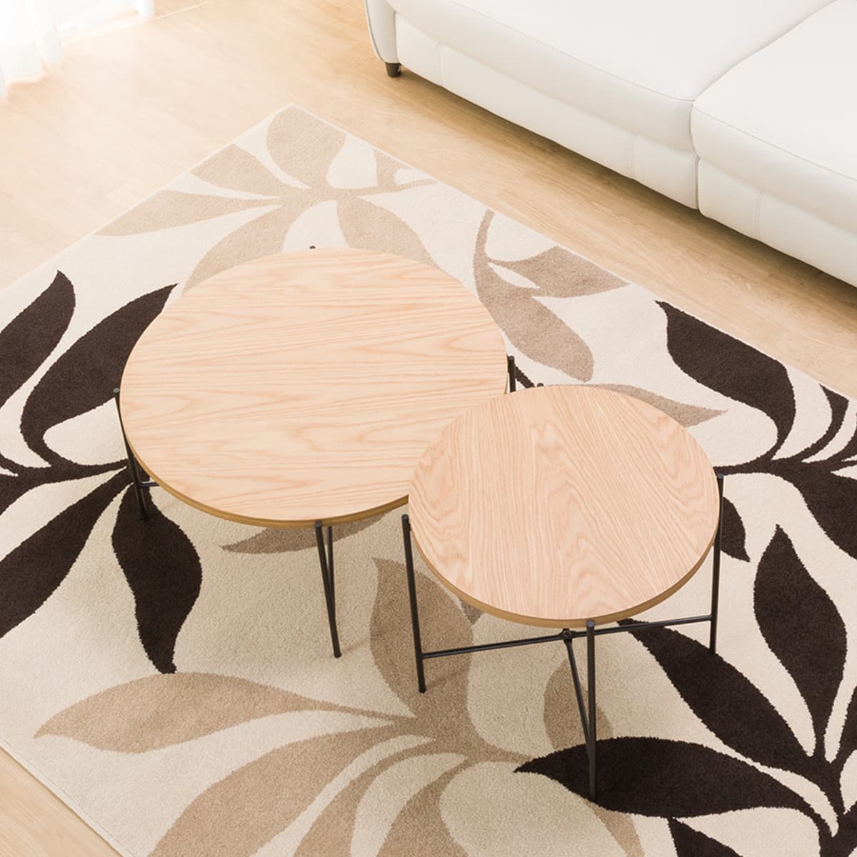 円形テーブルセット(ヴェルカー7050LBR) | ニトリネット【公式】 家具