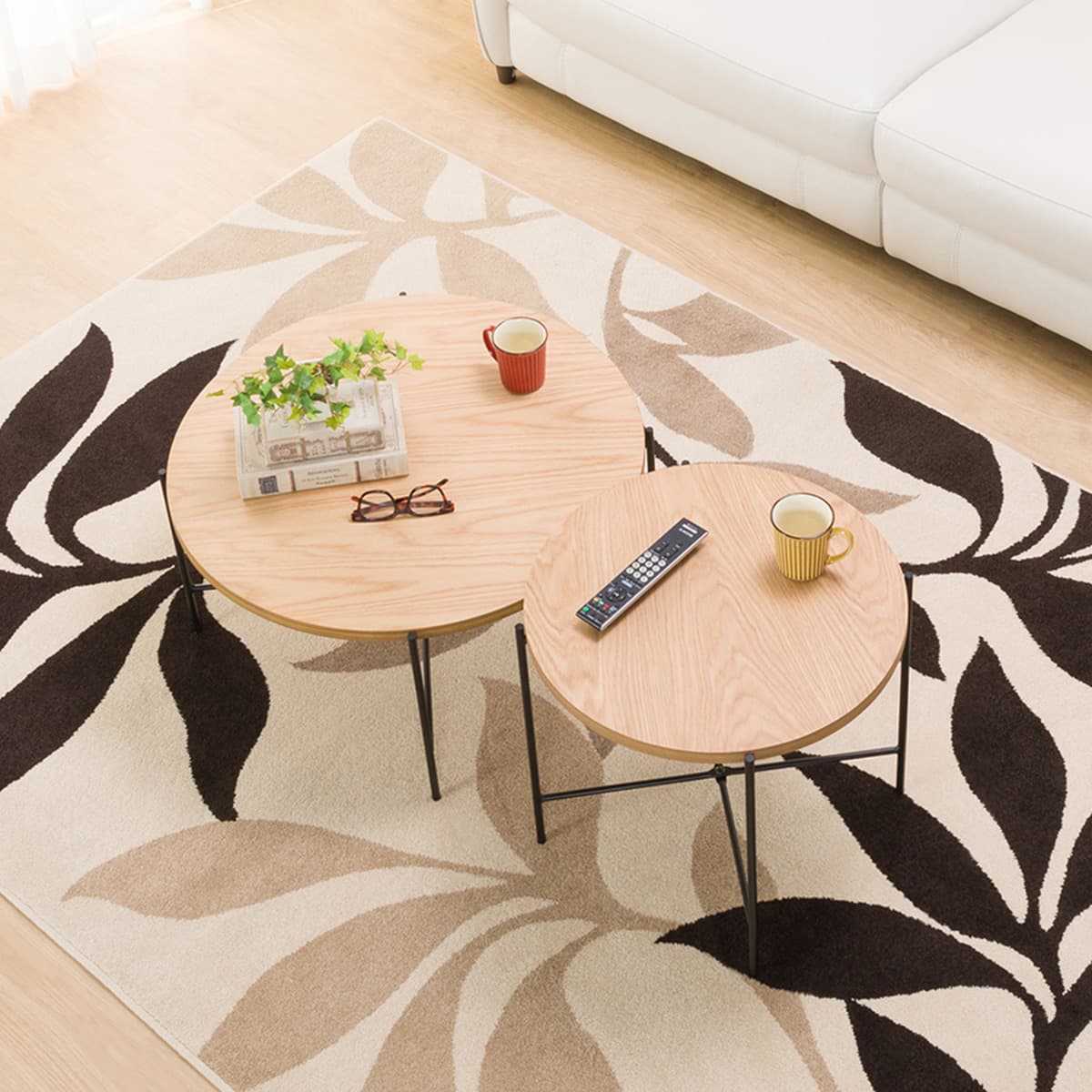 円形テーブルセット(ヴェルカー7050LBR) | ニトリネット【公式】 家具