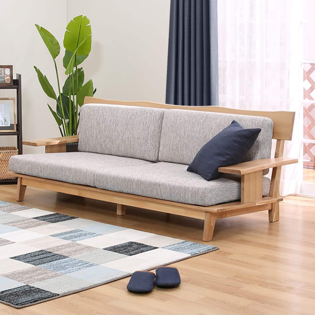 3人掛けソファ 布張りタイプ (アカツキ NA) | ニトリネット【公式