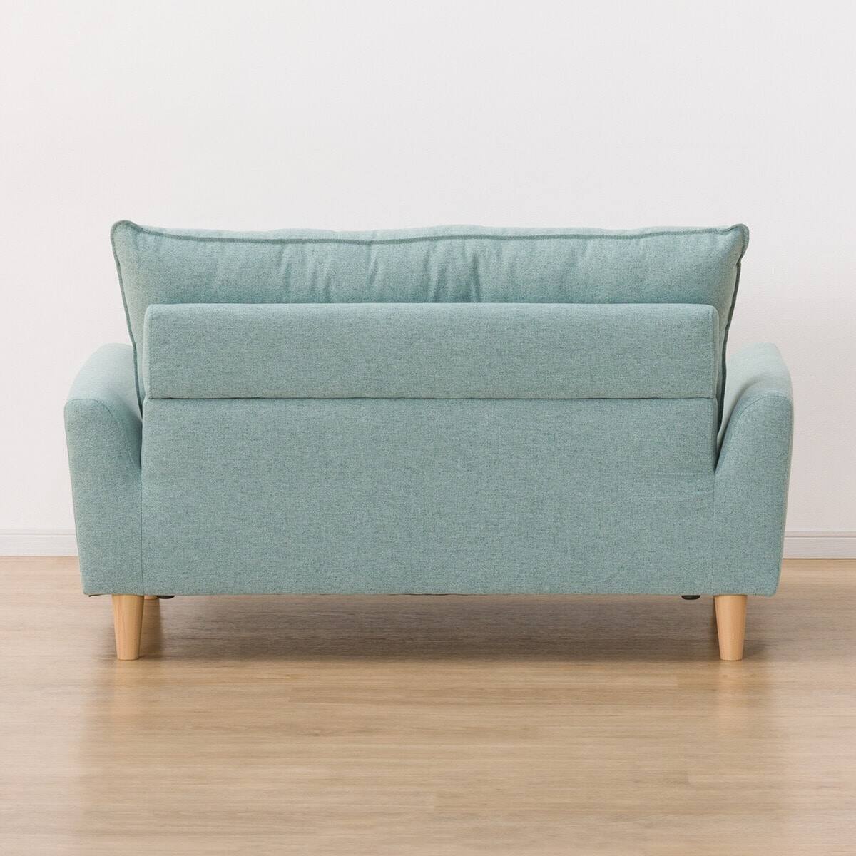 ローソファにもなるコンパクトソファ 布張りタイプ (Nパック4 GR