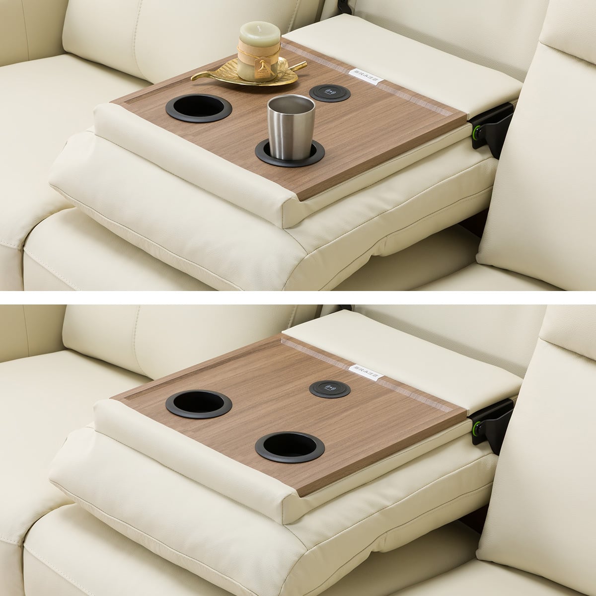 3人掛け電動リクライニングソファ 本革(一部合成皮革)タイプ (UM01 2