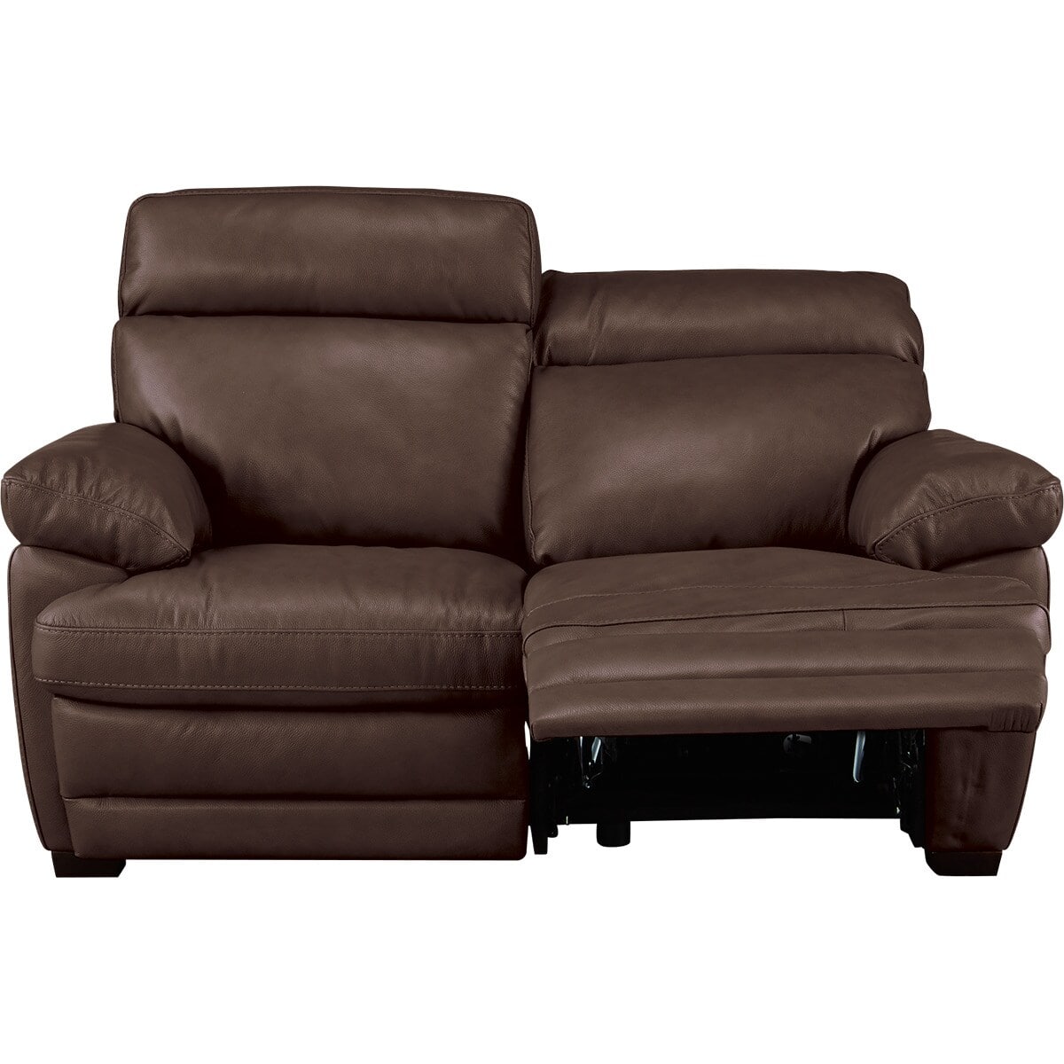 2人掛け左電動リクライニングソファ 本革タイプ (NZ278 DBR) | ニトリ