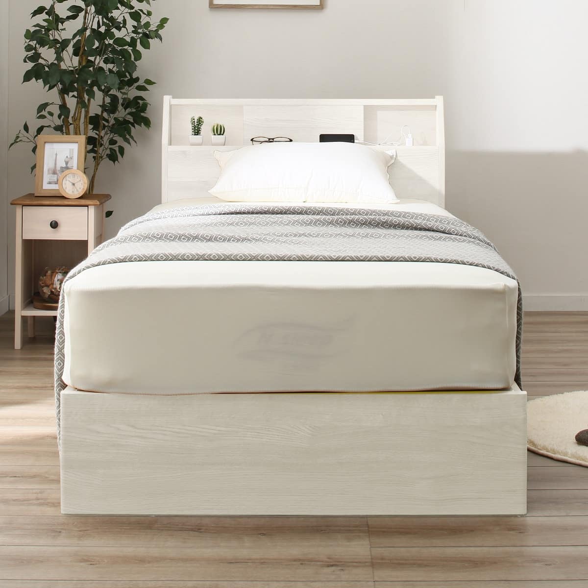 シングルベッドフレーム (アザン3 浅型/WW) | ニトリネット【公式