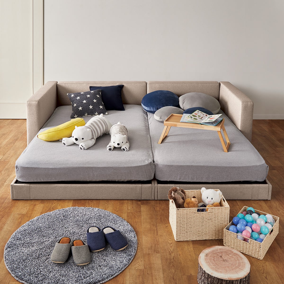 セミダブルベッドフレーム(NS布 BE OY002) | ニトリネット【公式