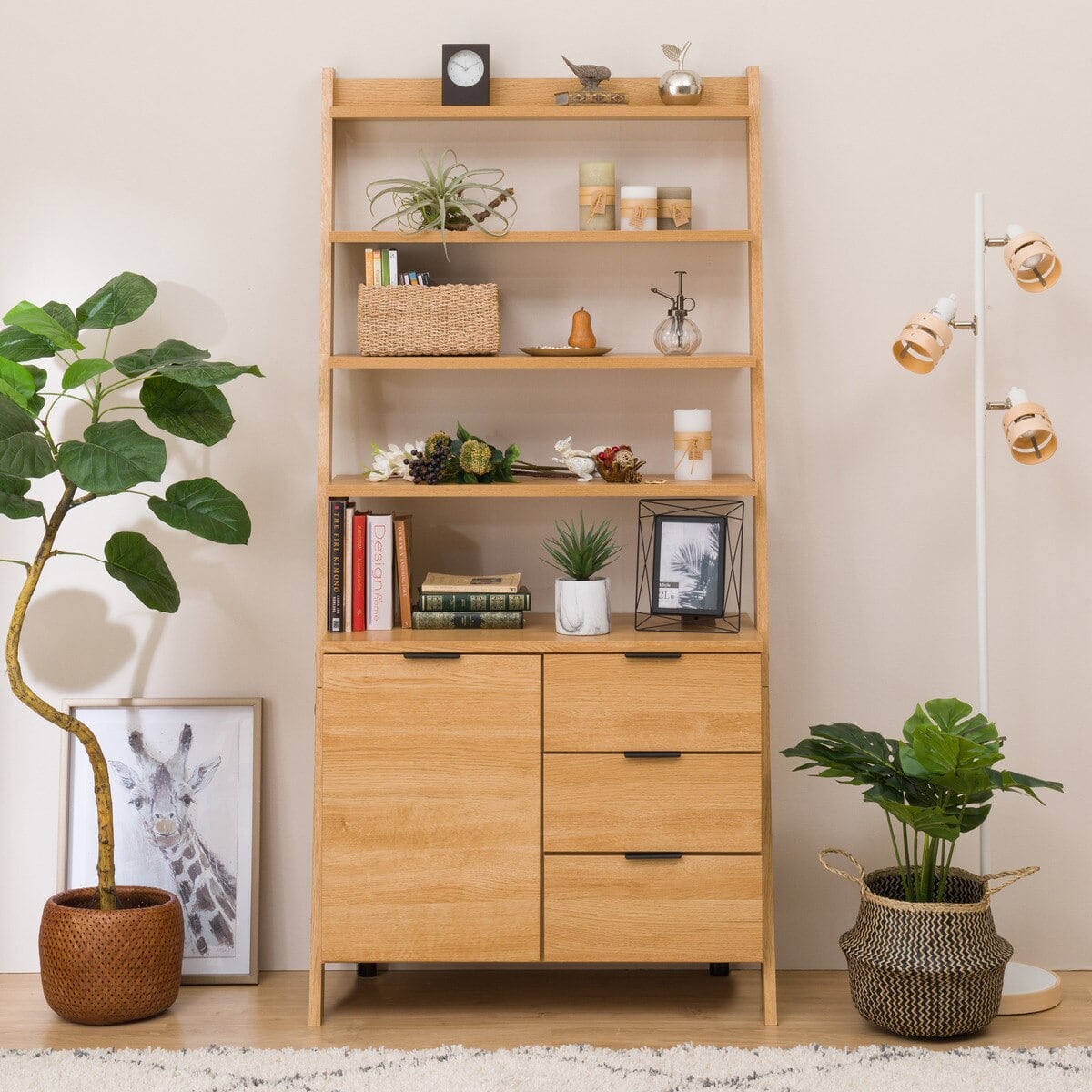 サイドボードラック(エトナ80SB LBR) | ニトリネット【公式】 家具