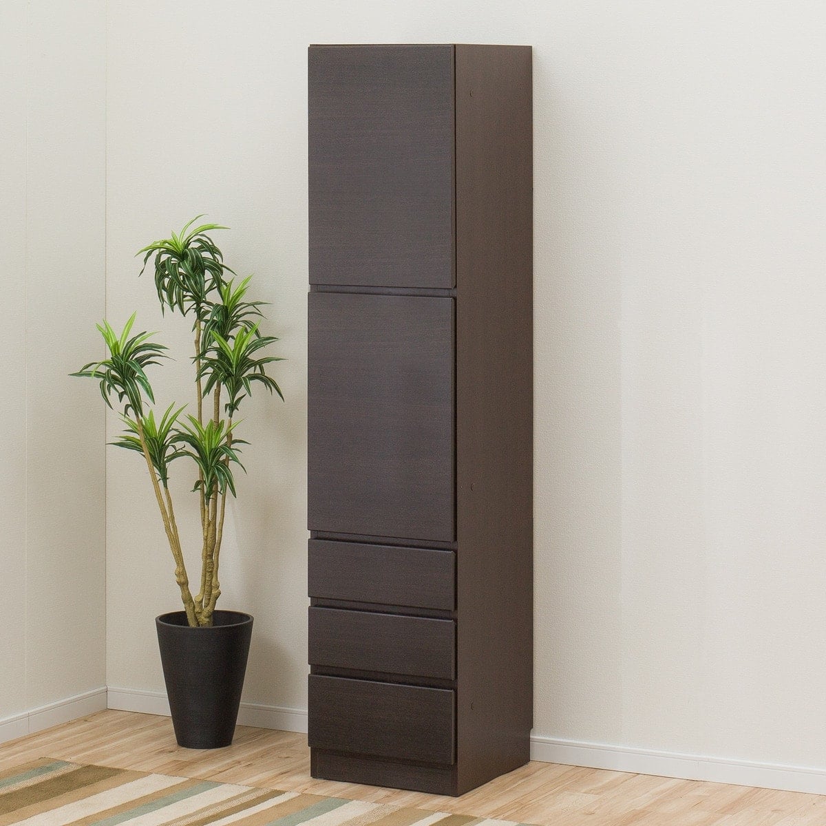 壁面ユニットキャビネット(ウォーレン 40-2D3H DBR) | ニトリネット