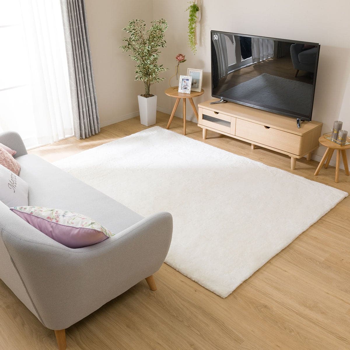 アクセントラグ(ウサギラグ3 100X140 IV US03) | ニトリネット【公式