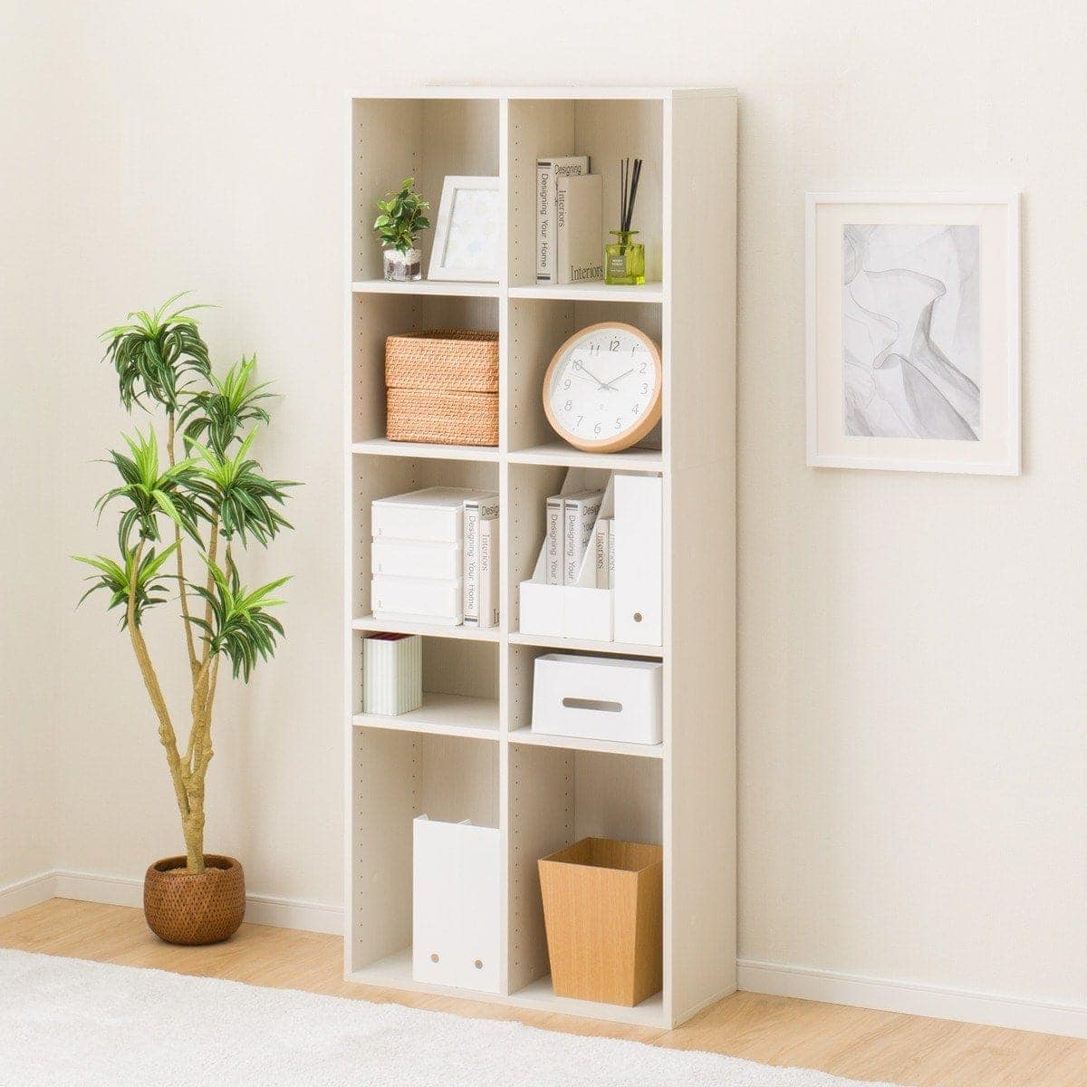 マルチ本棚(リブリー1870 WW） | ニトリネット【公式】 家具