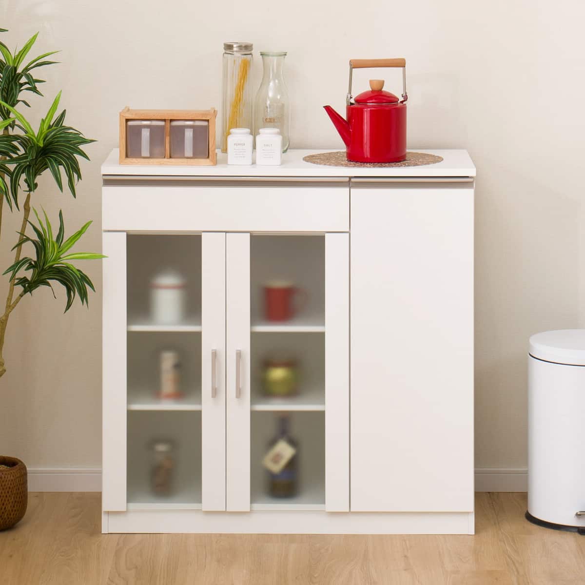 キャビネット(フォルムN SK9090D WH） | ニトリネット【公式】 家具