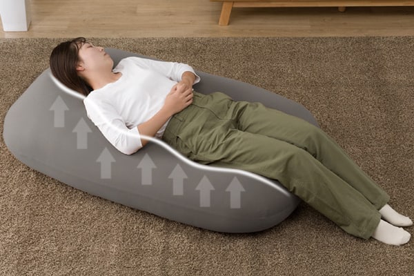 ビーズクッションBS200 角丸 (ビッグ グレー) | ニトリネット【公式