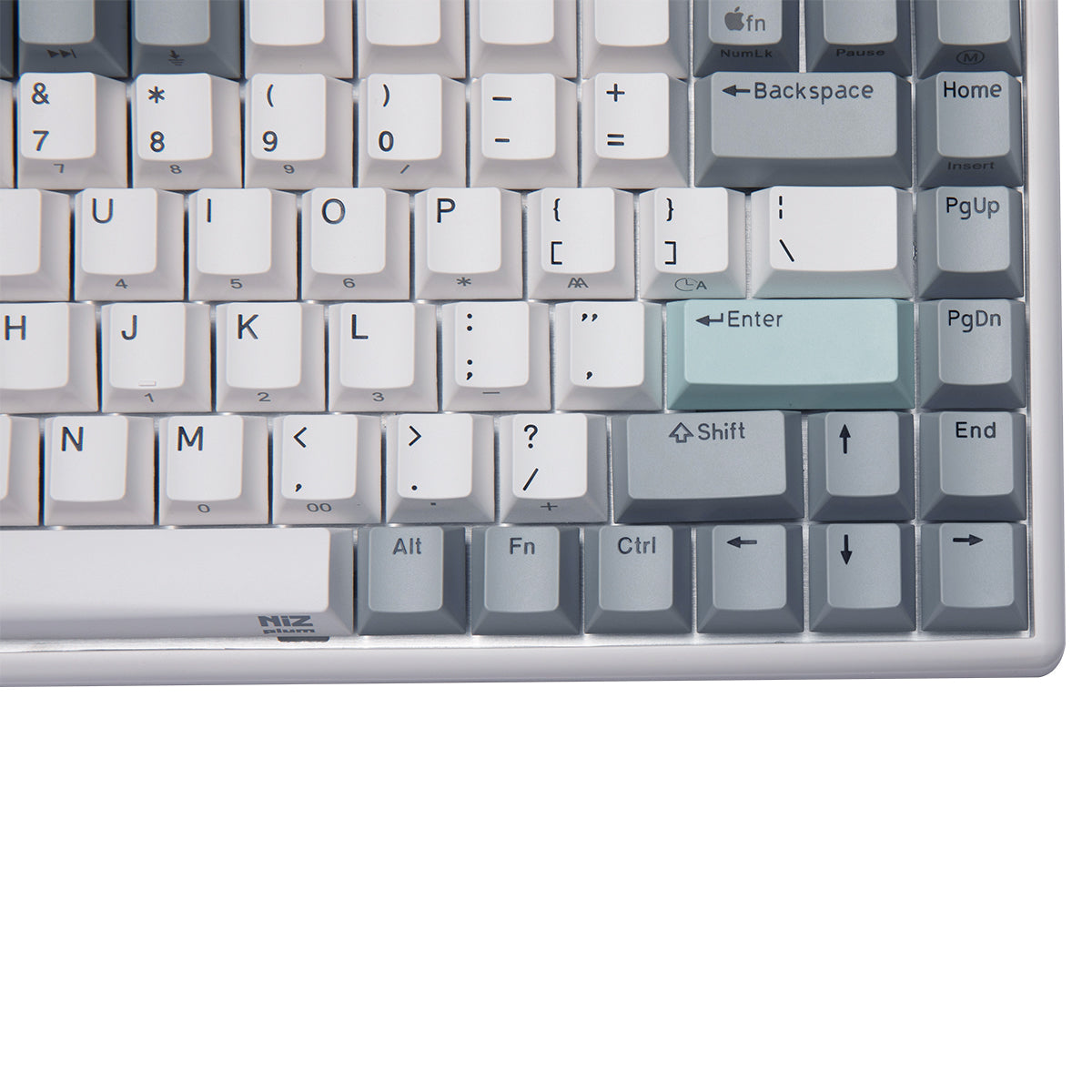 NiZ Mini84 静電容量無接点キーボード コンパクトサイズ 白い