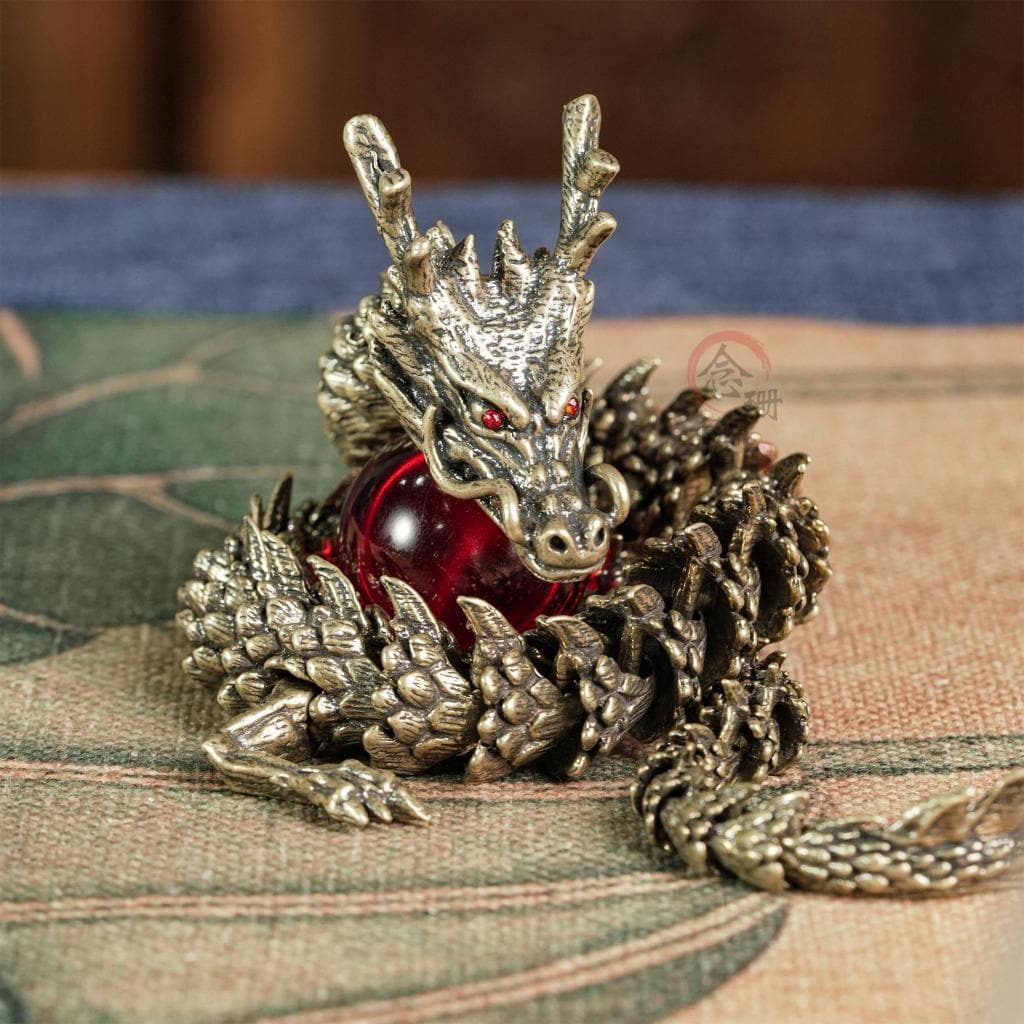 五本爪 龍神様 銅製 風水 置物 昇運金龍 開運 金運 恋愛 幸運 縁起物