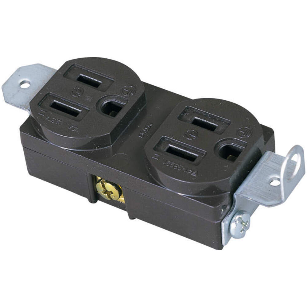 日動工業株式会社｜金具付コンセント 茶