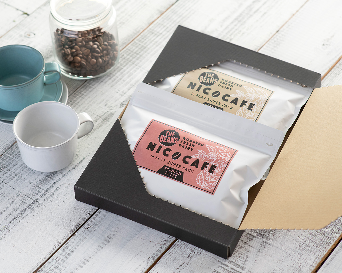 チャック付アロマブレス200g平袋 クラフト｜ニコノスオンラインストア