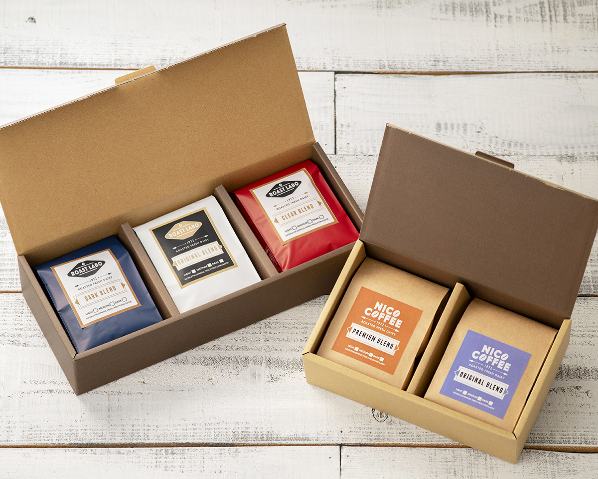 アロマキープパック200～300g ガゼット袋 クラフト｜ニコノス