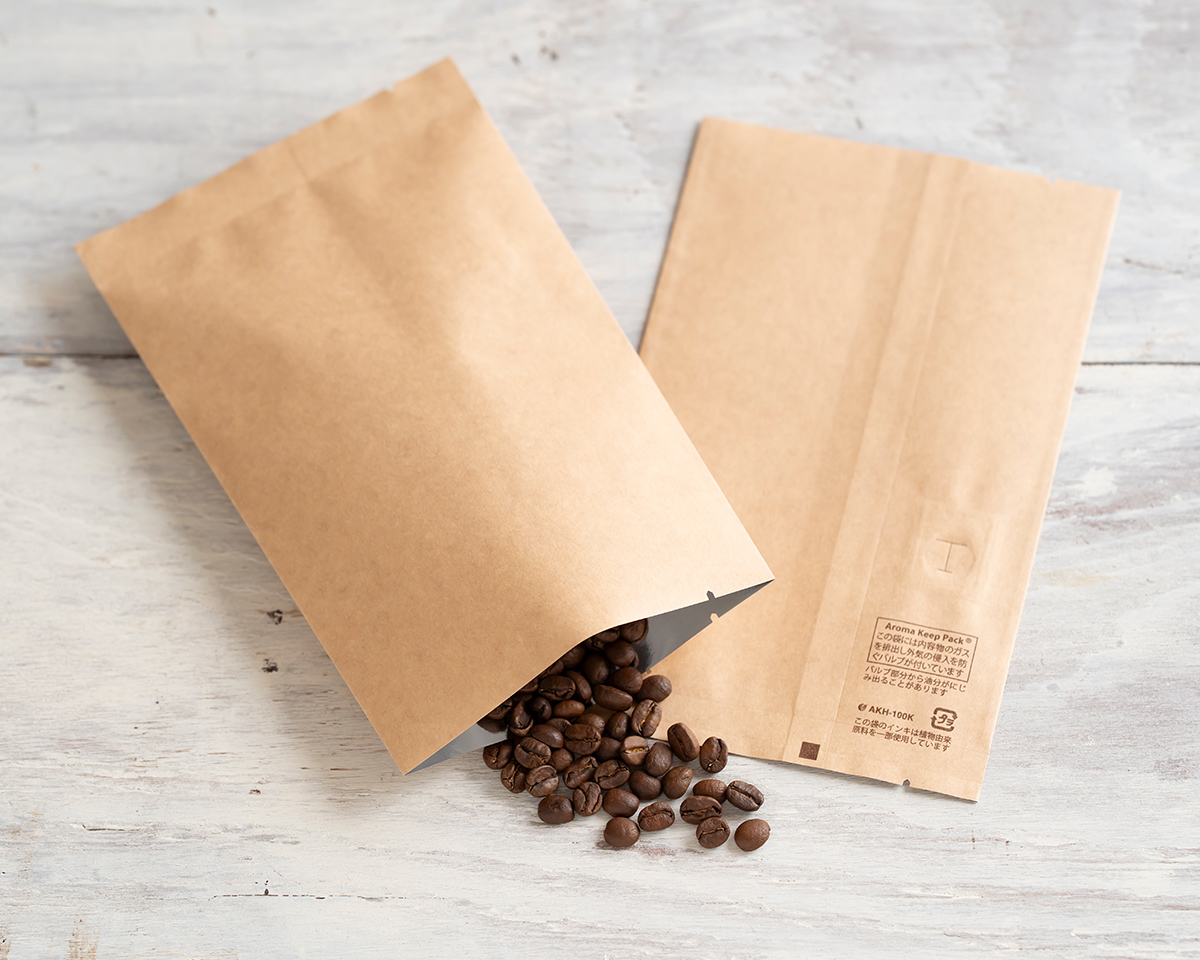 アロマキープパック100g 平袋 クラフト｜ニコノスオンラインストア