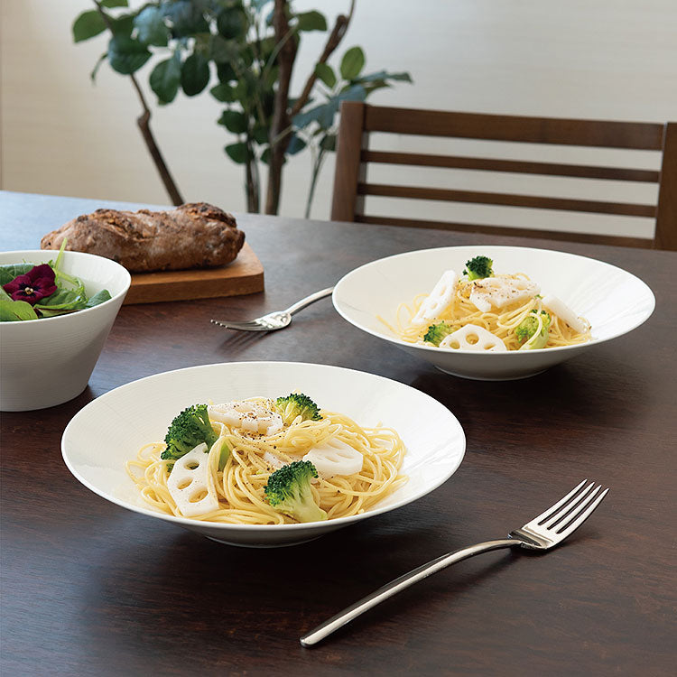 白いブランド食器｜ペア21cmボール｜EXQUISITE｜ニッコー公式