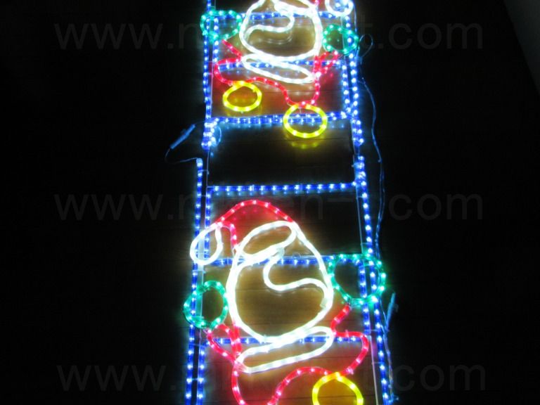 LEDチューブライトはしごサンタ H210cm