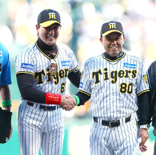 日本ハム】新庄監督、罰金覚悟で阪神ユニ姿「明日めっちゃ怒られます