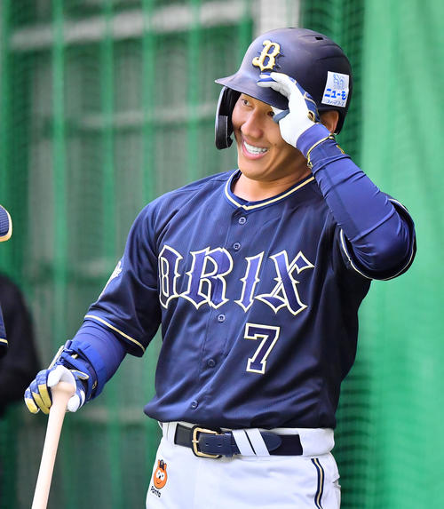 オリックス吉田正尚が背番「7」お披露目「モヤモヤしてシーズンに入り
