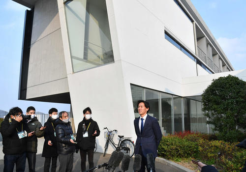 ソフトバンク】2位大津亮介は地元ゆるキャラ「シメッチャ」持参「負け