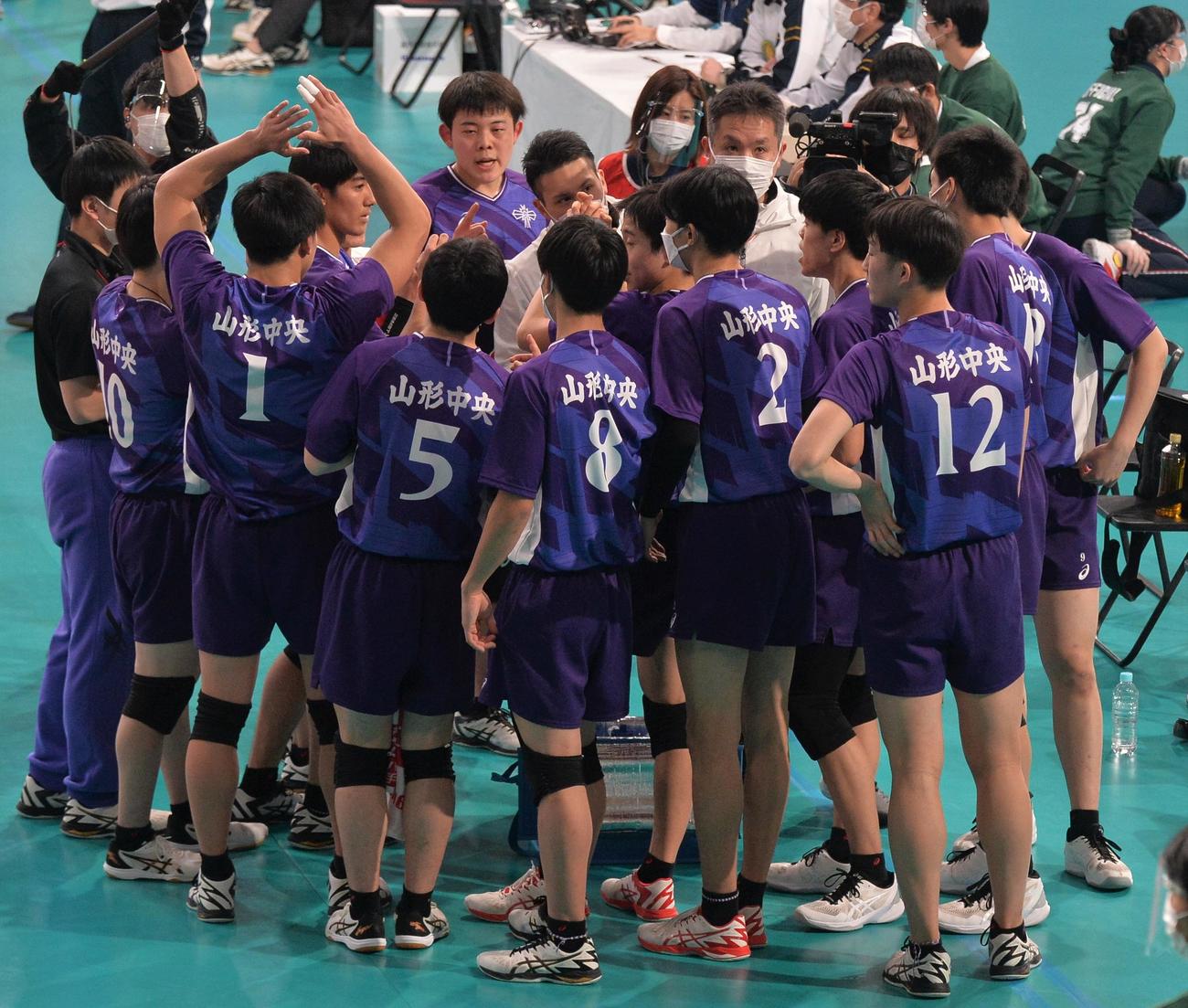 春高バレー】山形中央、初の春高8強逃す「受け身になってしまった