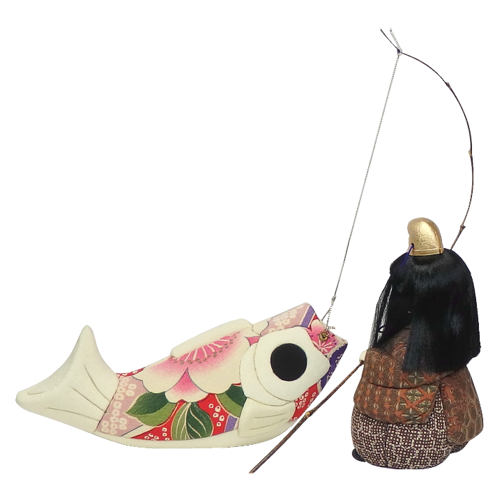 木目込人形 五月人形 鯉釣り【人形堂】