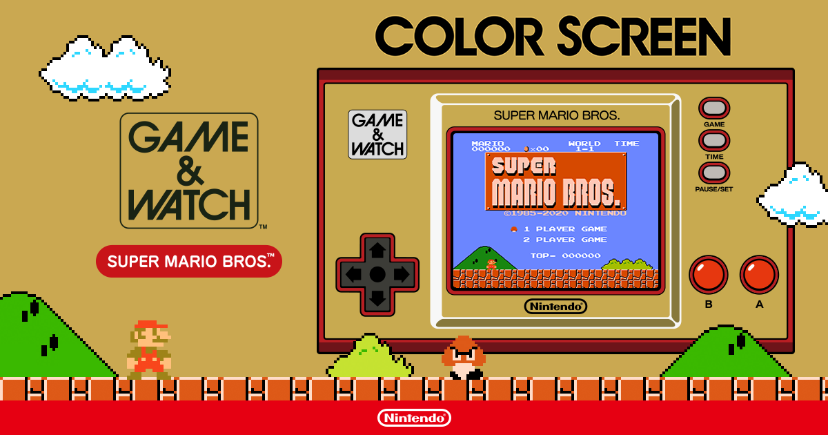 ゲーム&ウオッチ スーパーマリオブラザーズ｜任天堂