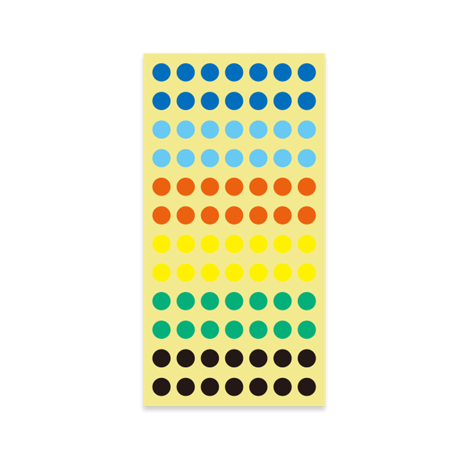 スクールラインプラス 誰でも見分けやすいカラーシール 小 | 日本