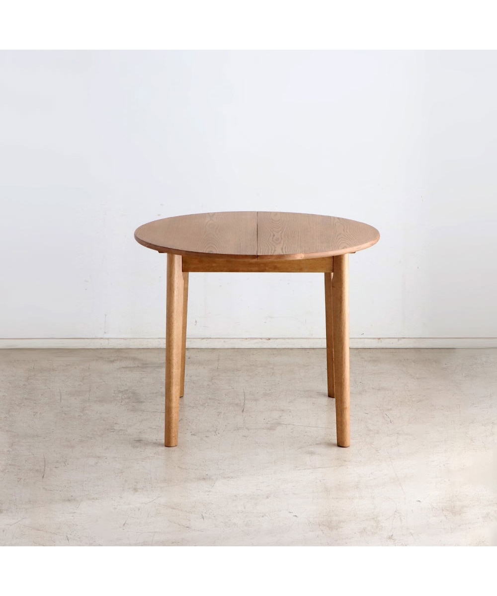 伸長式天板 円形ダイニングテーブル 幅90-120 通販【ニッセン】