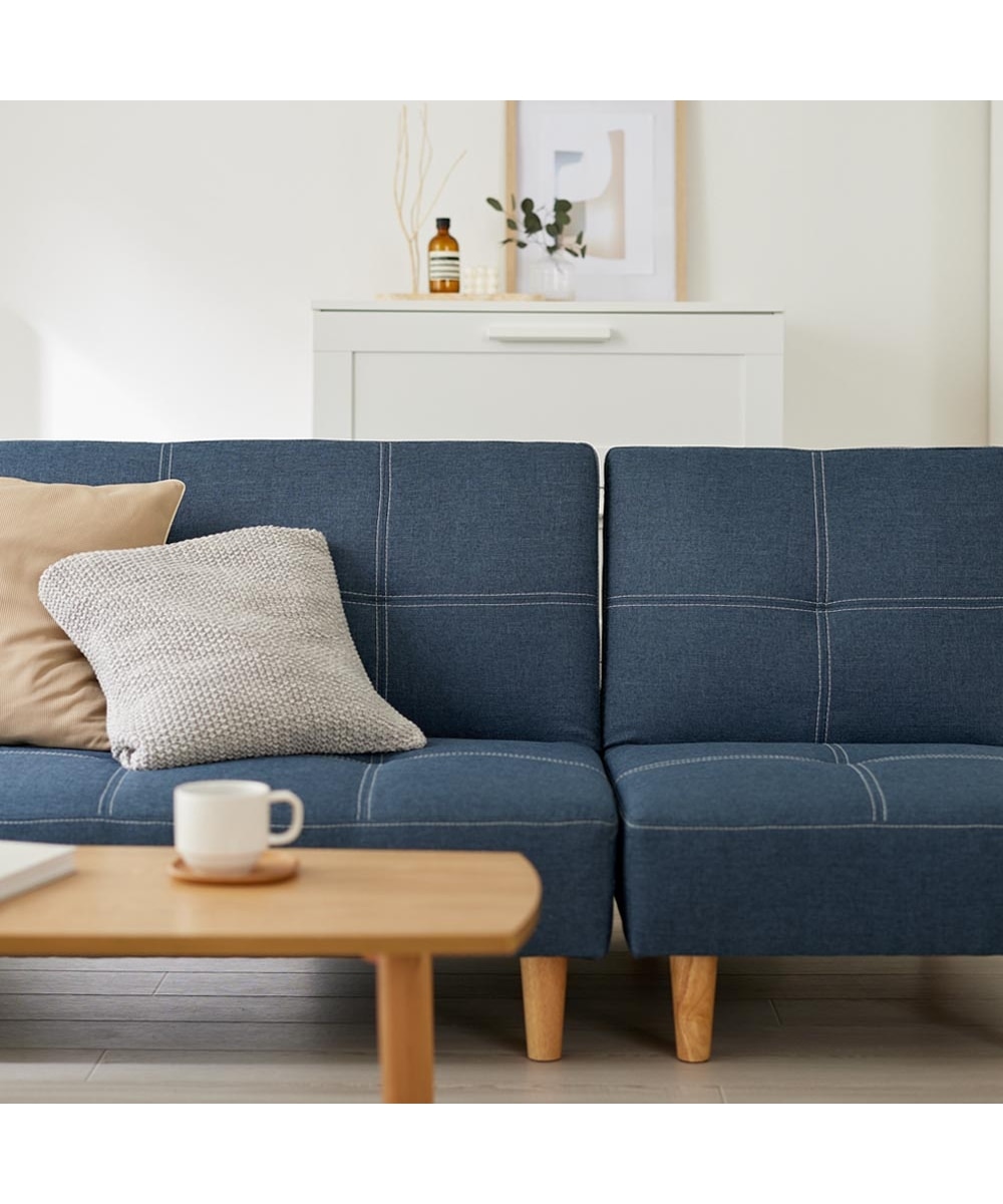 3人掛け]ソファベッド｜6WAY リクライニング レイアウト自在 万能