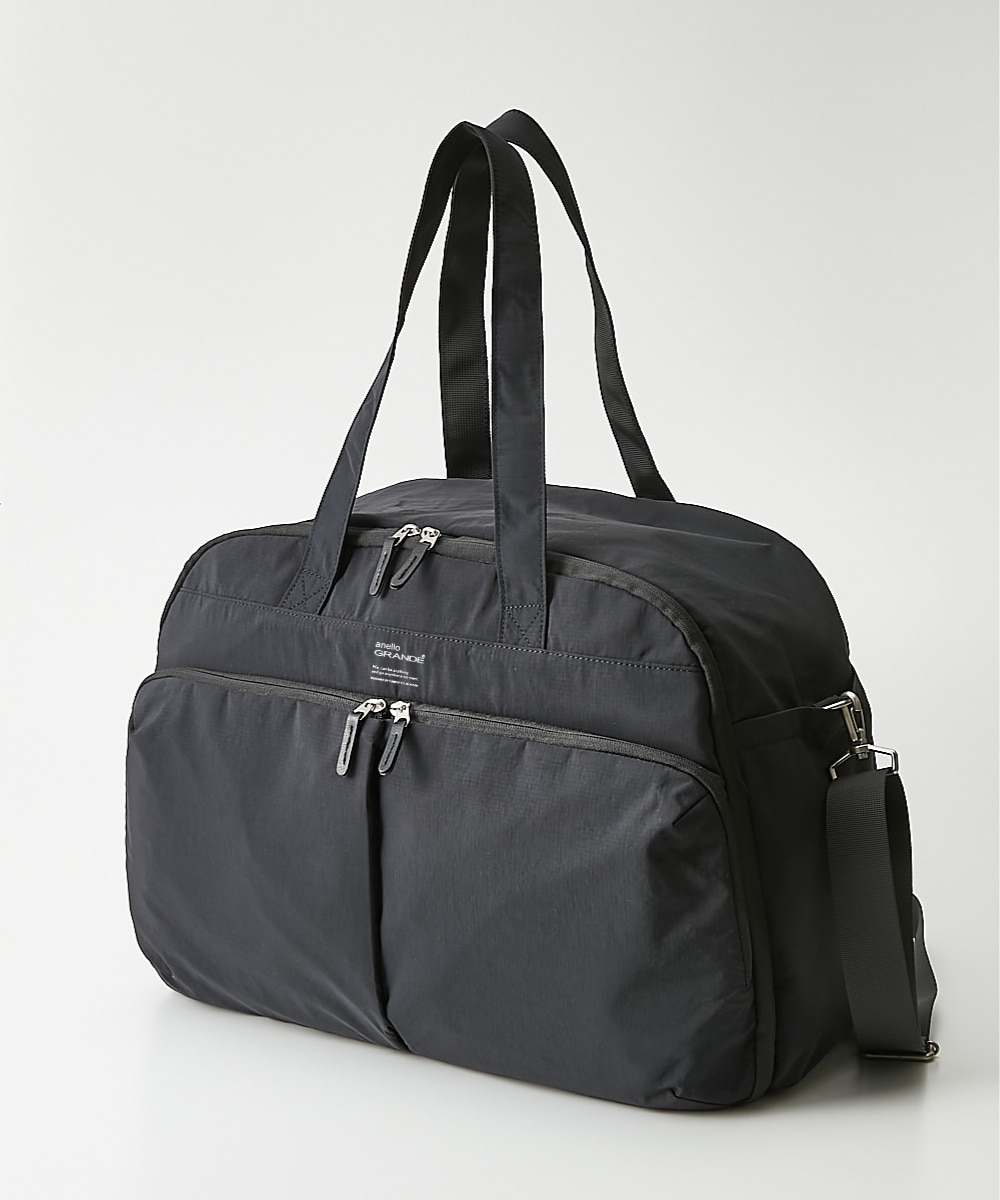 anelloGRANDE×Poche Lab.12ポケットガバっと開くドデカトラベル2WAY