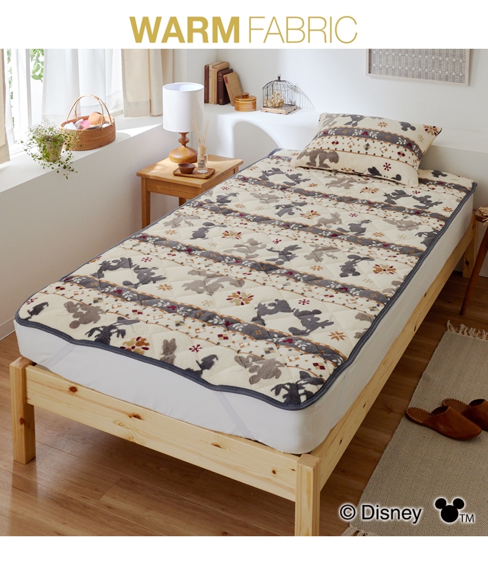 ディズニー/フランネル敷きパッド ミッキー＆フレンズ 通販【ニッセン】