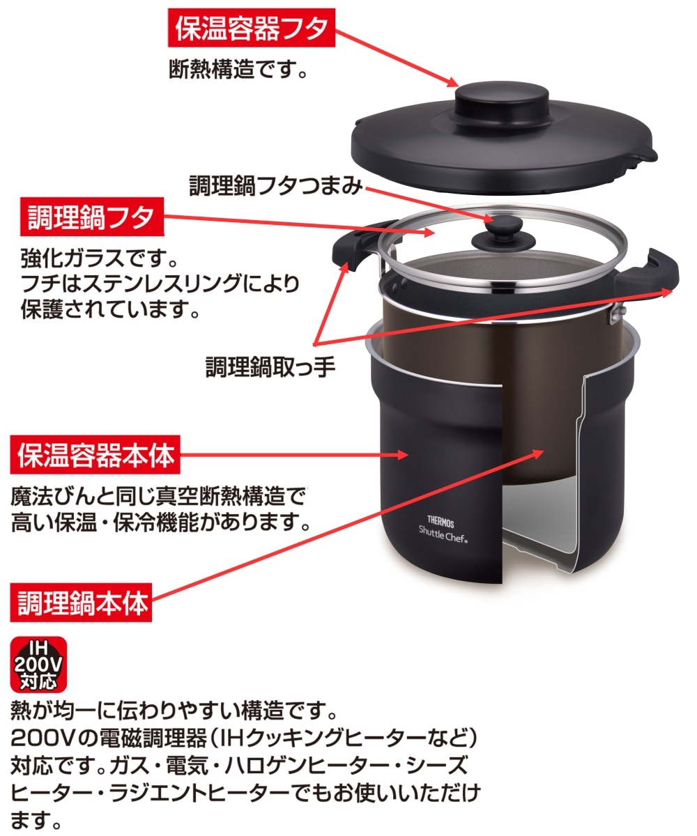 サーモス】真空保温調理器シャトルシェフ キッチン 通販【ニッセン】