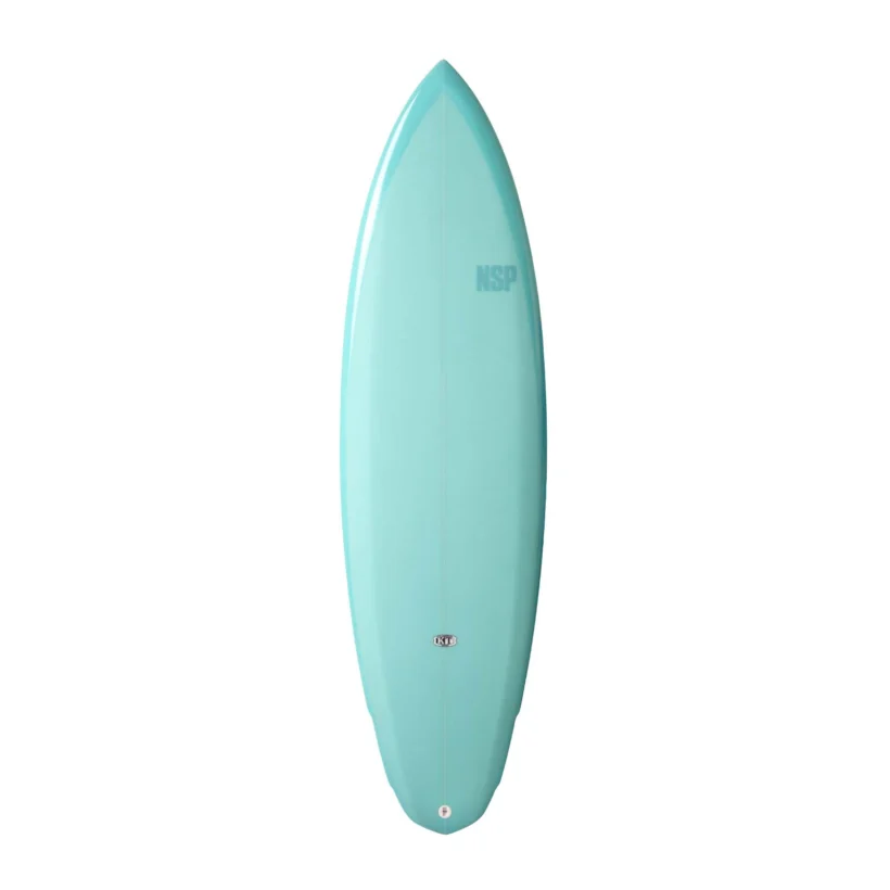 The Atomic Flyer PU | an NSP Surfboards mid-length