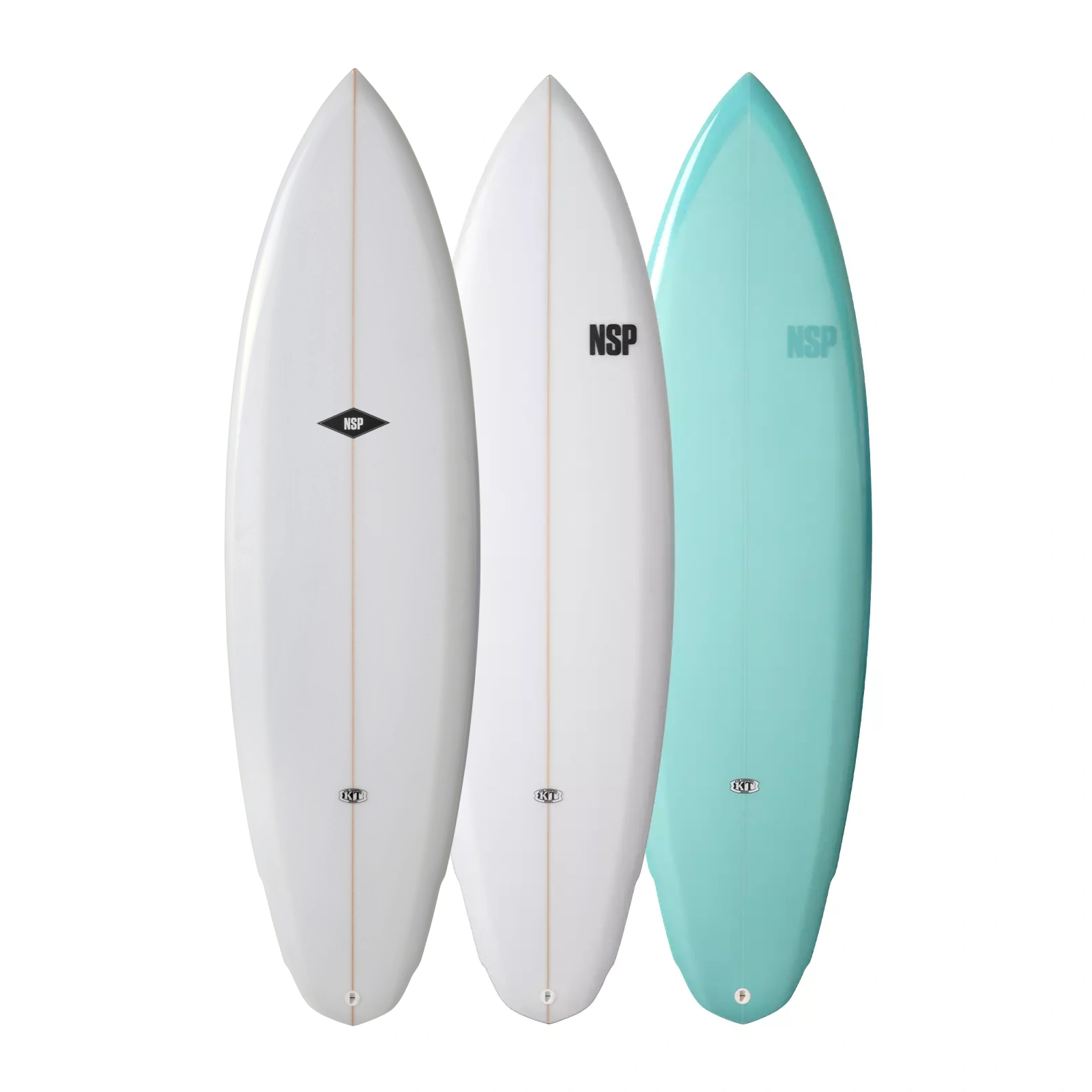 The Atomic Flyer PU | an NSP Surfboards mid-length