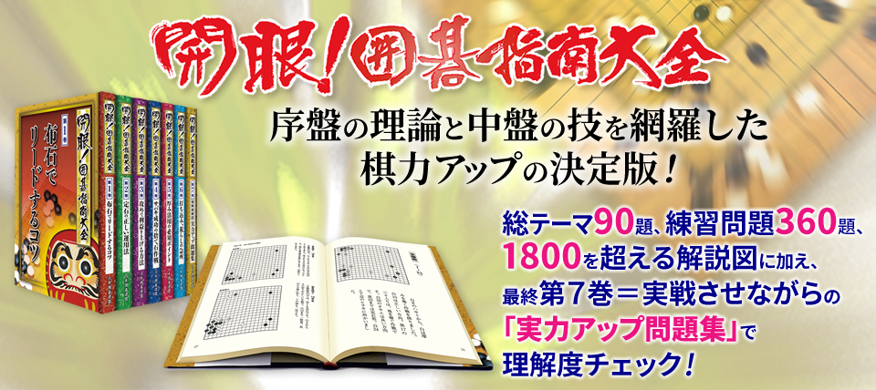 囲碁関連商品販売 日本囲碁連盟 | 囲碁書籍「開眼！囲碁指南大全」