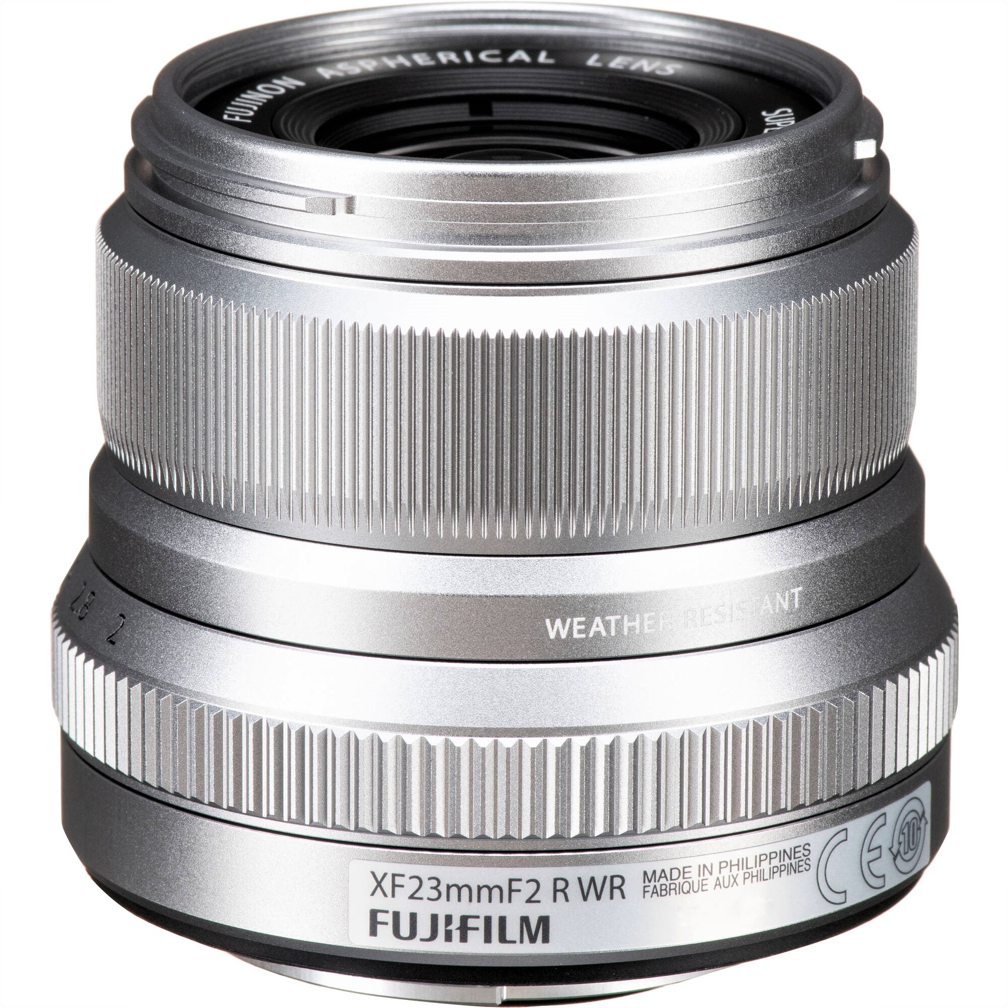 Fujifilm XF 23mm F/2 R WR Lens (Black & Silver)