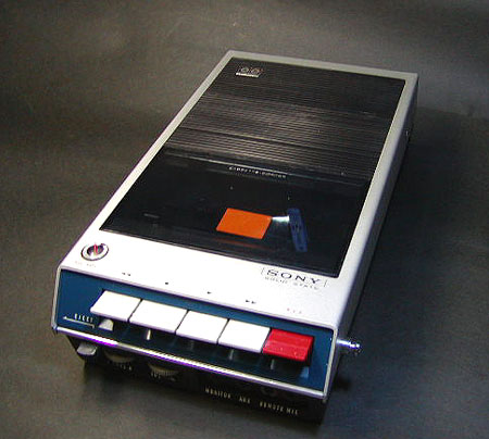 ソニーカセットテープレコーダー
