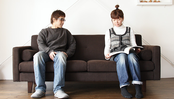 どこか懐かしく、とても新しい。「Volster Sofa 3人掛けソファ