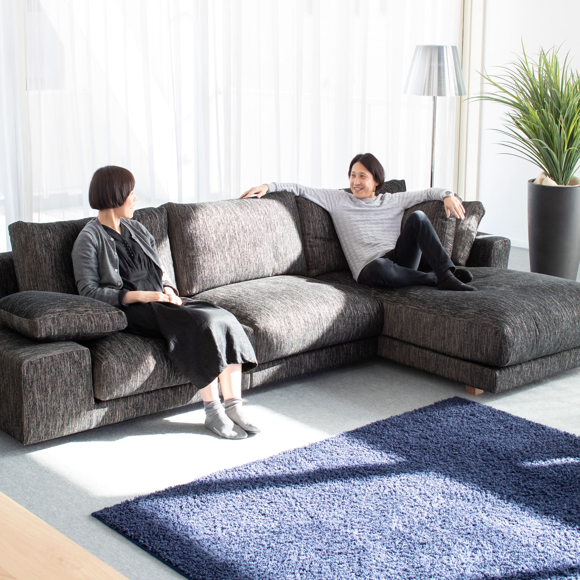 NewSugar Maximum comfort 3人掛けカウチソファセット 製品詳細ページ