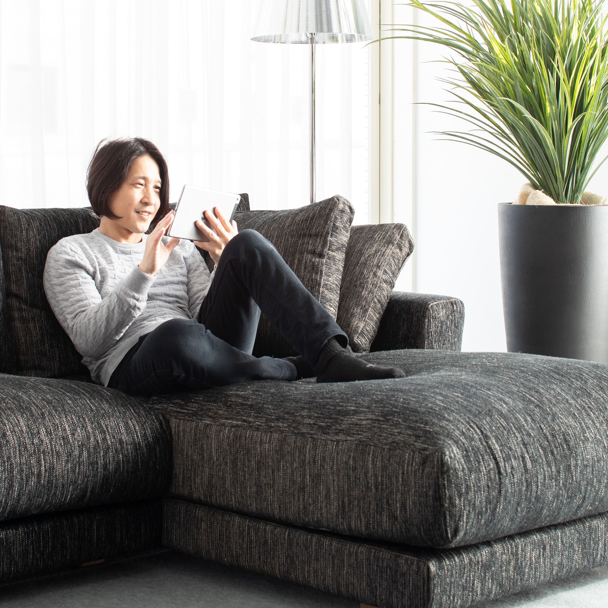 NewSugar Maximum comfort 3人掛けカウチソファセット 製品詳細ページ